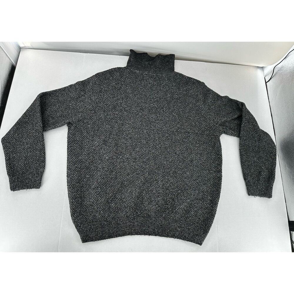 Alesbury Men’s Sweater Sz XXL 3/4 Zip Heavy Thick Knit Preppy Work Office Grey - Picture 9 of 9